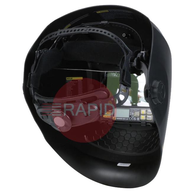 0700500950  ESAB Savage A50 LUX Auto Darkening Welding Helmet, Shades 5-13